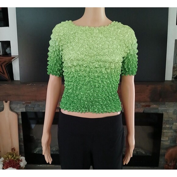 Women's Popcorn Stretchy Sleeveless Tank Top SET OF 2 TOPS - Picture 5 of 8